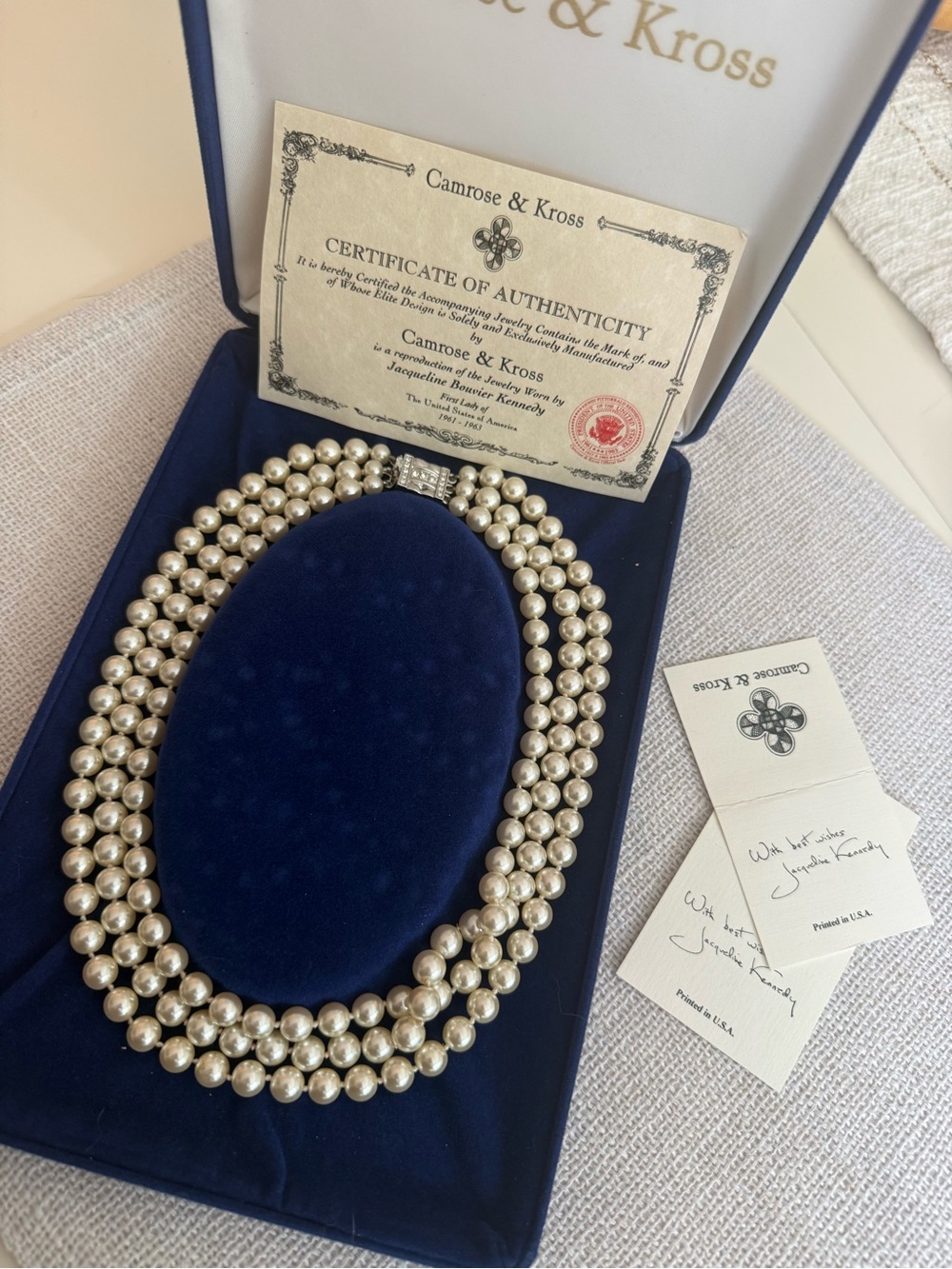Camrose & Kross Jackie’s Pearls